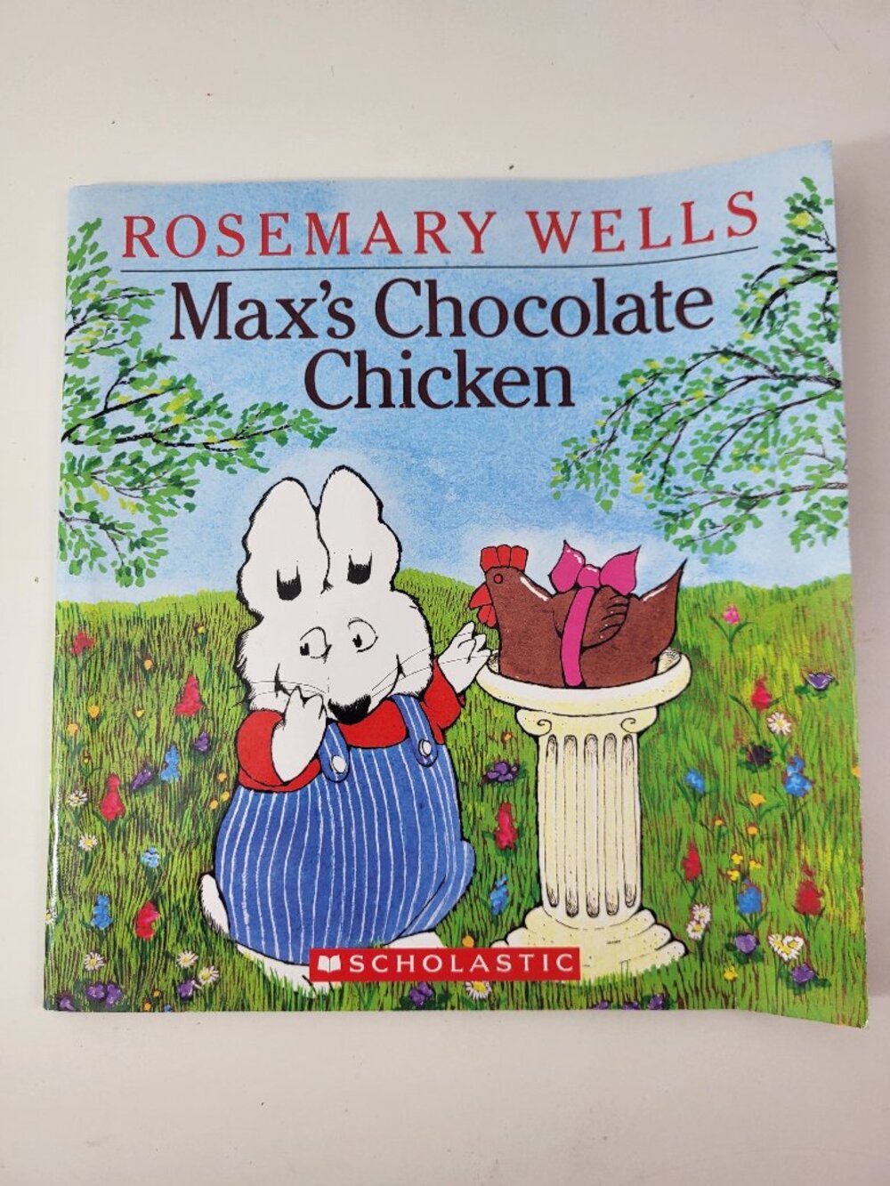 Rosemary Wells Signed Max’s Chocolate Chicken Vintage Scholastic 1993 Children’s